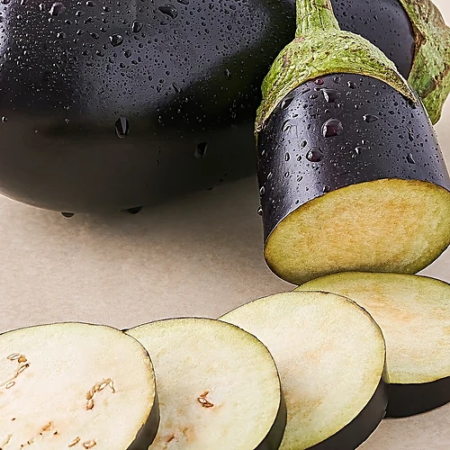 Brinjal Round cut